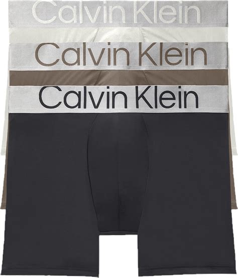 calvin klein men's reconsidered steel micro 3-pack boxer brief|boxer briefs trunk calvin underwear.